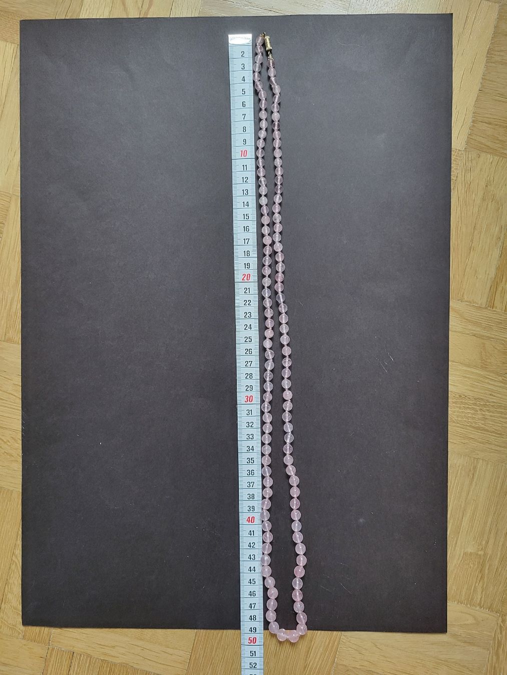 Catenine: Halskette aus Steinen  / "Rosaquarz" – Usato da stäfa venduto da brandy66 1