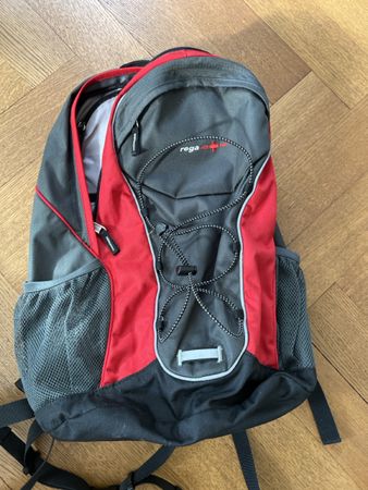 Rucksack Deuter Rega Airstripes rot grau guter Zustand