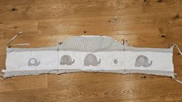 Bettumrandung Nestchen Elefanten Motiv Kopfteil 70cm breit