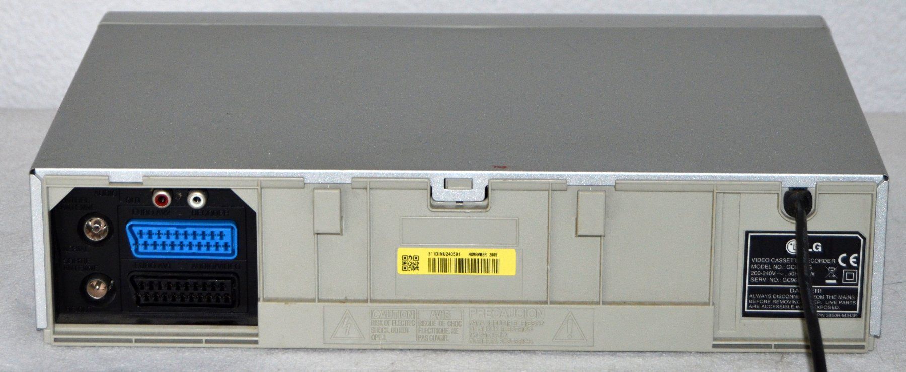 LG Registratori: Videorecorder / magnétoscope VHS LG FD265NS – Usato da Collonges venduto da arashee 2