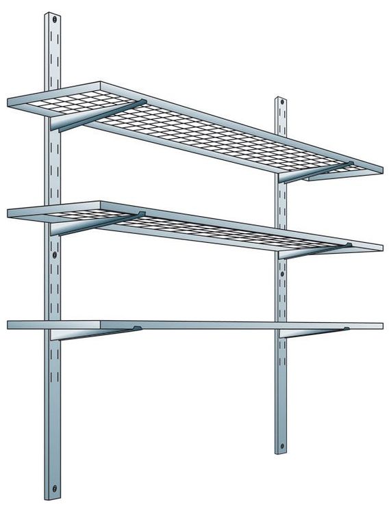 Formschönes Broder Gestell (Ikea) aus Metall mit 10 Tablaren Kaufen