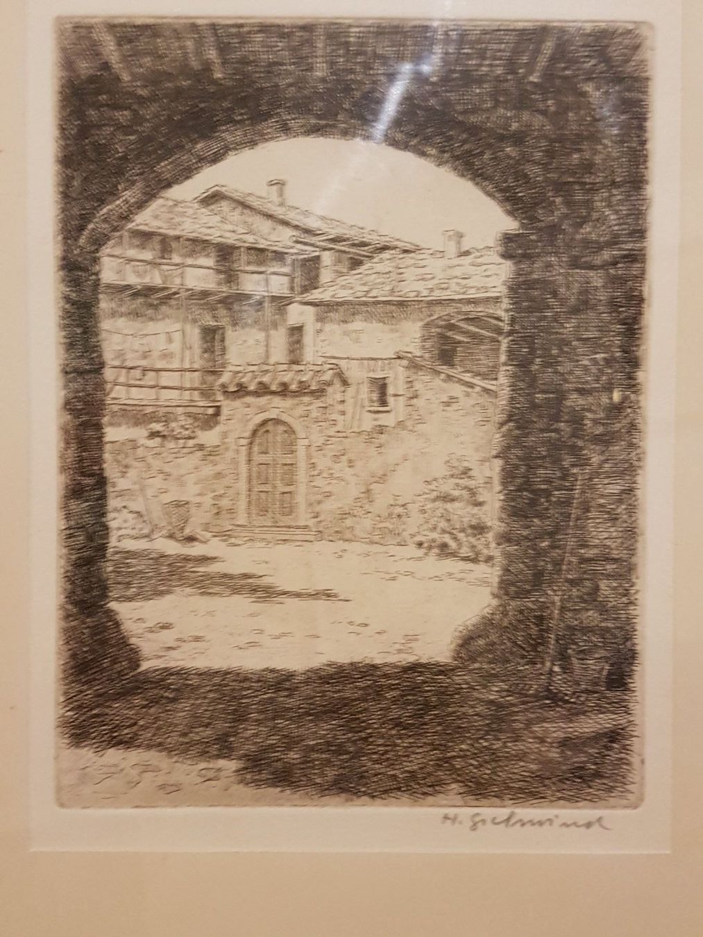 Dipinti: Original-Radierung H. Siebmind – Usato da Glattbrugg venduto da casabelavista 7