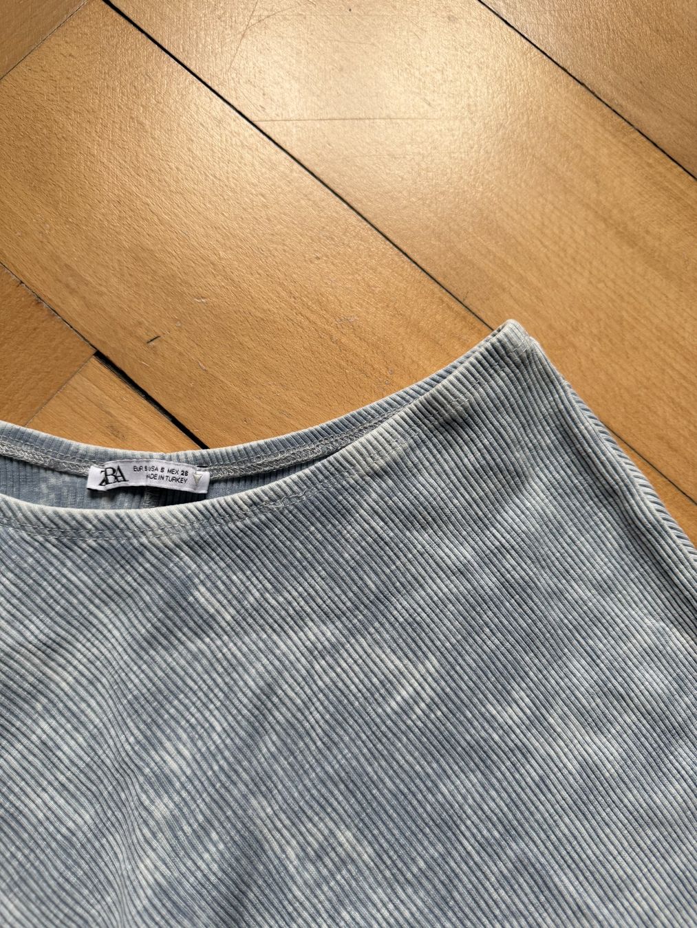 Zara Röcke: ZARA - Batik Rock hellblau-weiss S – Gebraucht aus Zürich von Diazaio 1