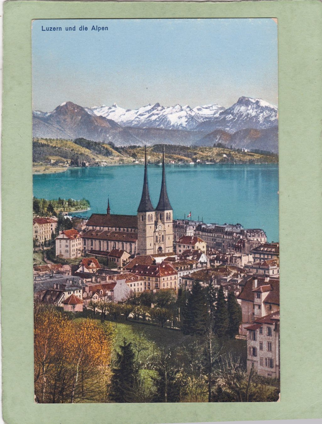 Cartoline postali: Luzern und die Alpen – Usato da Herisau venduto da Lisegrat2008