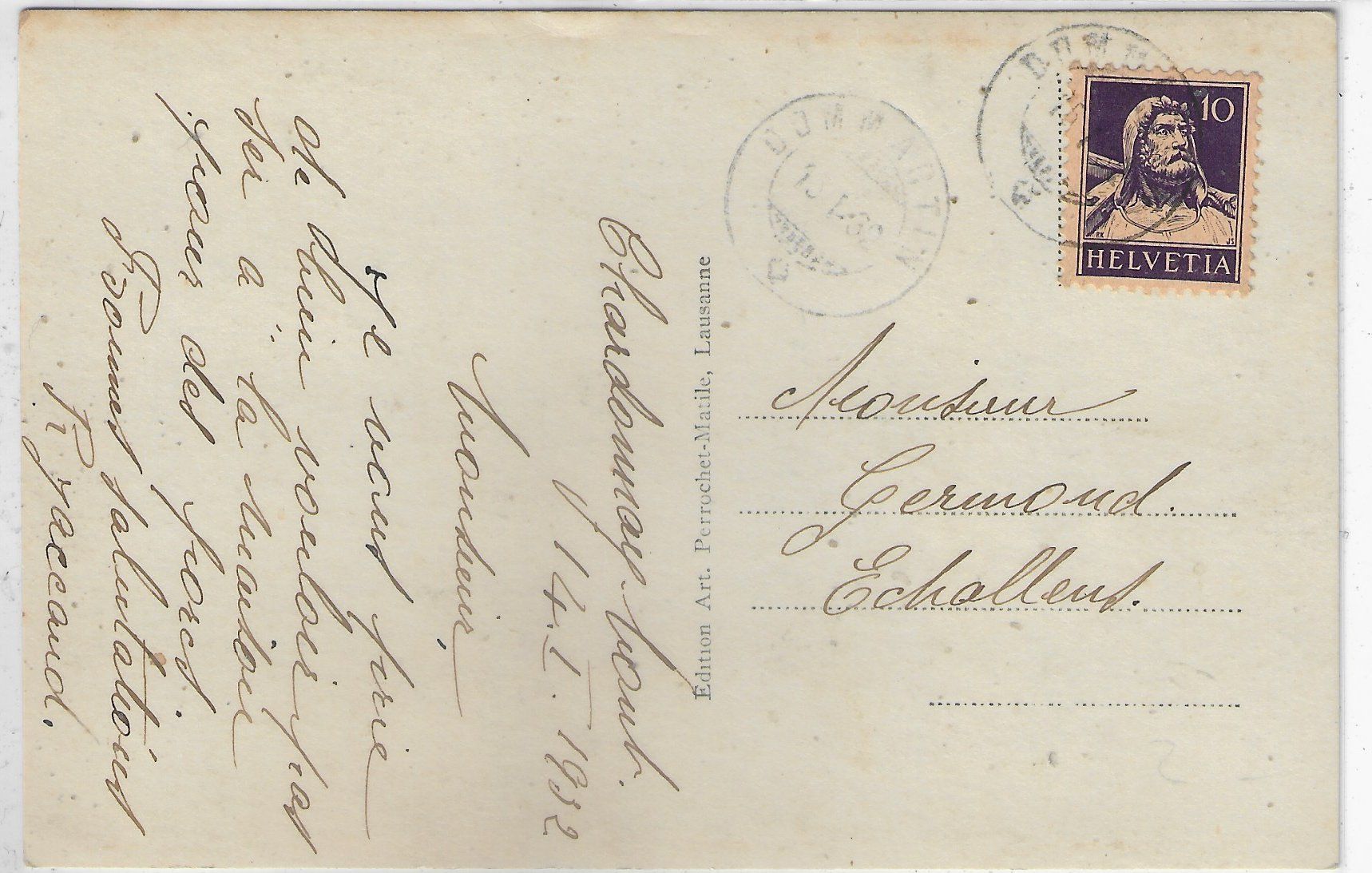 Cartes postales: Chateau Chillon – Défectueux à Ettingen par Kartenplanet 1