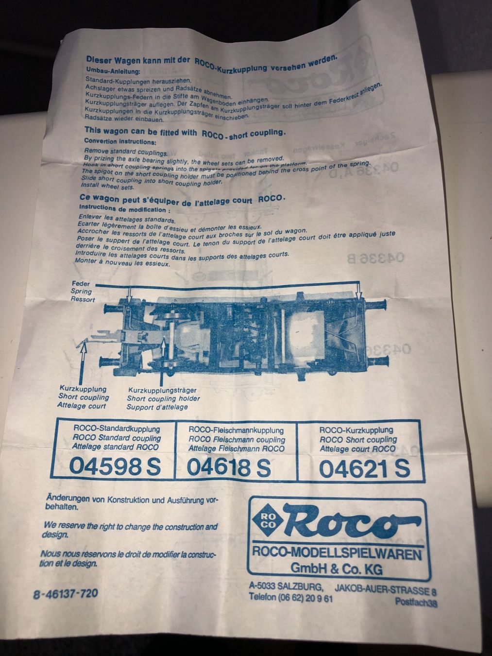 Roco Modelleisenbahnen: Roco H0 4337B DB Kesselwagen Shell mit OVP – Gebraucht aus Brüttisellen von Ereich 7