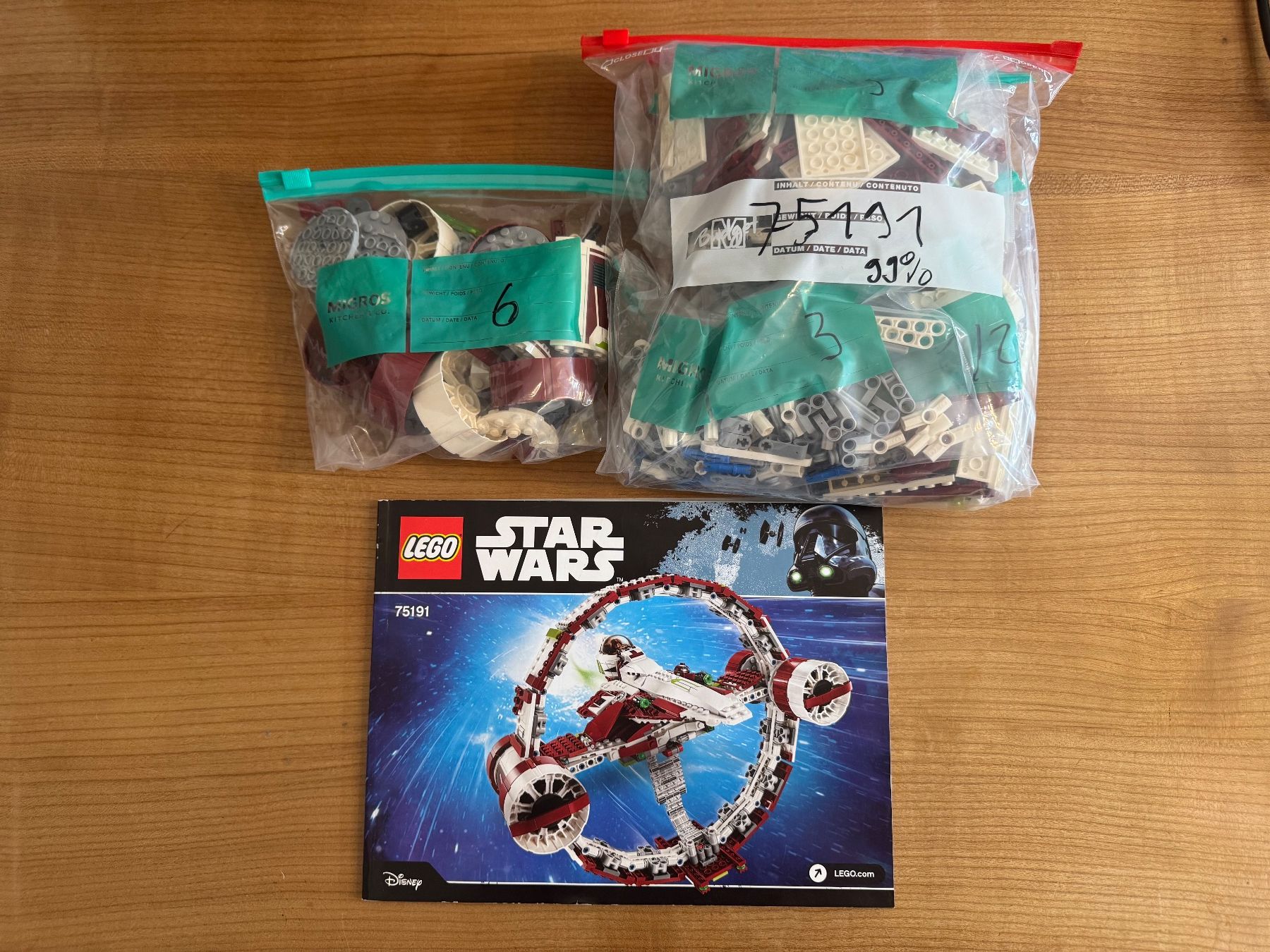 Lego Baukästen: Lego 75191 Jedi Starfighter mit Hyperdriver – Gebraucht aus Zürich von PRIMEPRIMO 1