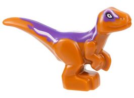 LEGO Jurassic World 37829pb10 Dark Orange Dinosaur Baby Stan