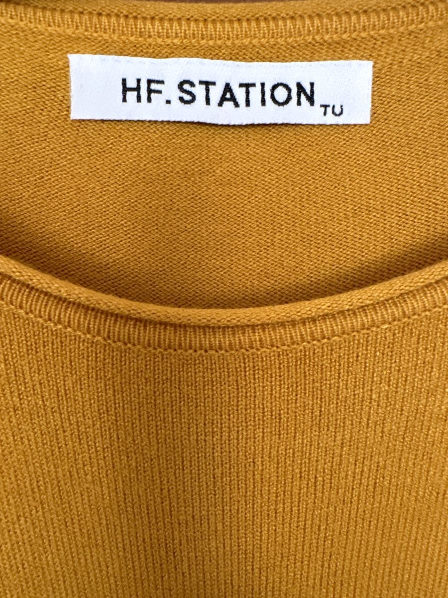 Vestiti: Robe pull moutarde HF.STATION taille TU – Nuovo (secondo la descrizione) da moudon venduto da jaunejaunelapinjaune 2