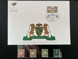 BRD Sonderbeleg mit Marken Regensburg 1990  (R666)