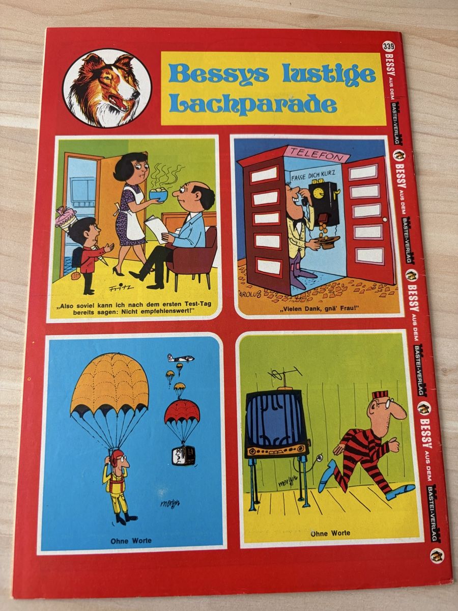 Fumetti: Bessy Bastei 1.Auflage Heft 339 – Usato da Kehrsatz venduto da Raboy 1