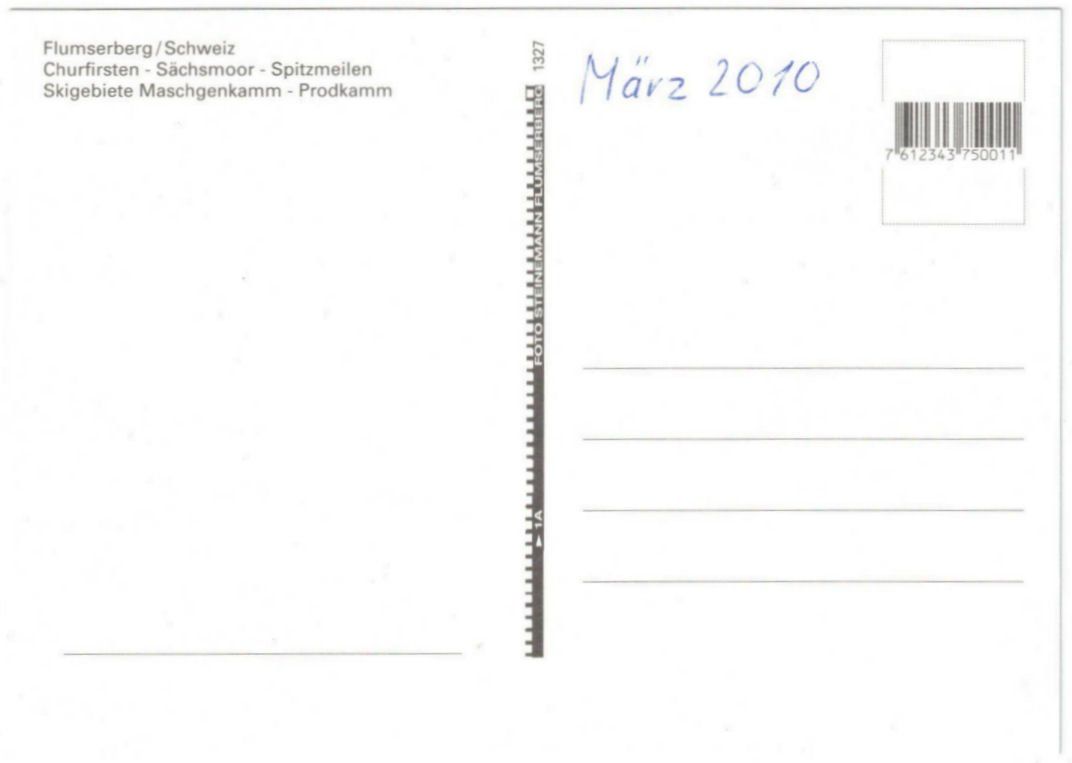 Cartoline postali: Flumserberg - 5 Bild AK – Usato da Binningen venduto da Mountainrider 1