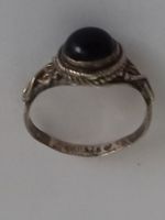 SILBERRING MIT ONYX