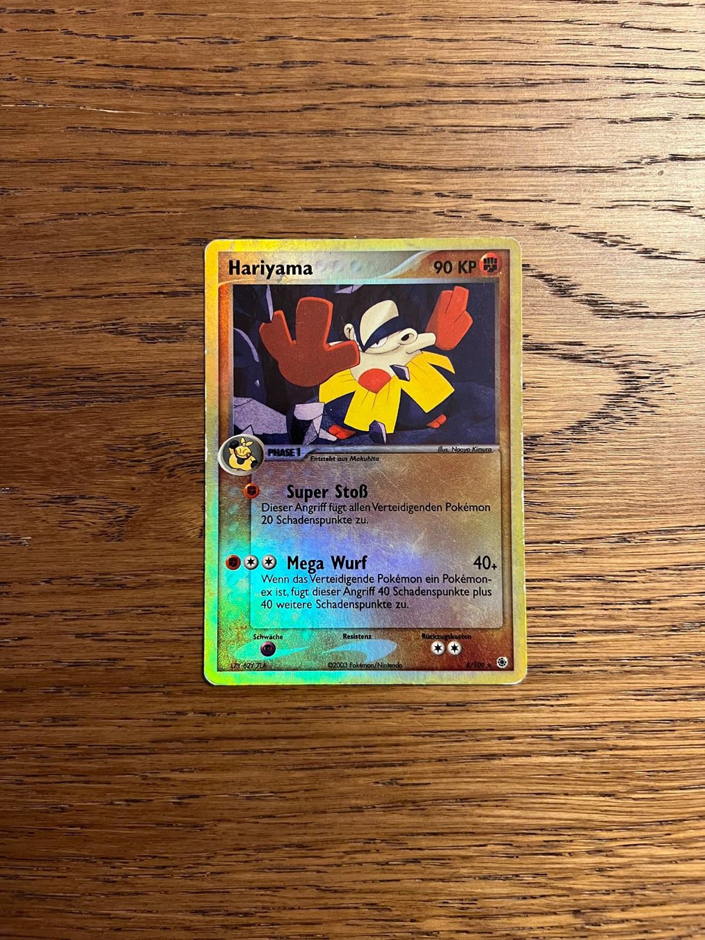 Pokémon Sammelbilder & Trading cards: Pokémon-Karte Hariyama 8/109 – Gebraucht aus Hombrechtikon von Piluu