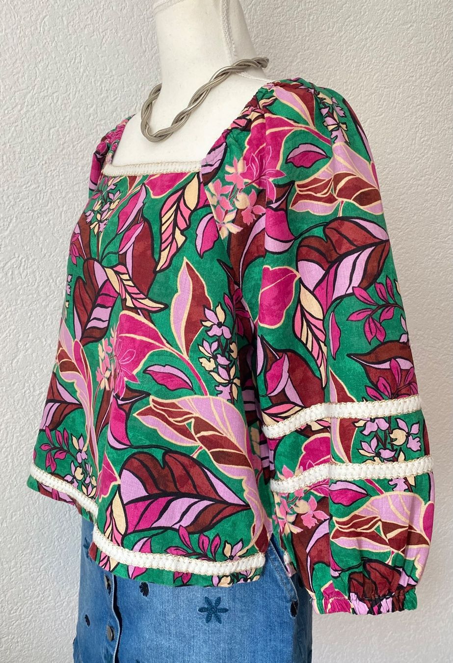 Blusen: Cynthia Rowley Leinenbluse Grösse M – Gebraucht aus Oberwil BL von Leni-Mischi 2