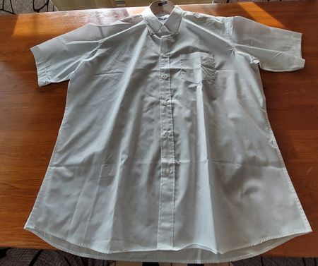 James & Nicholson Hemd, Kurzarm, Weiss, Gr. XL (43/44)