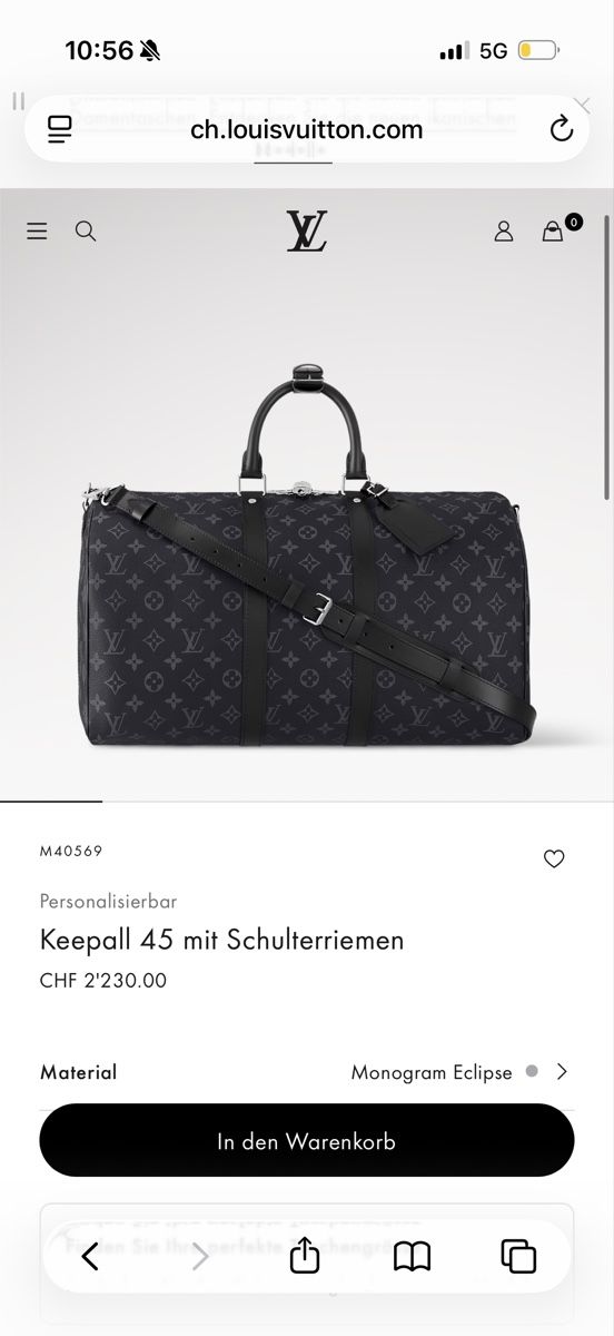 Louis Vuitton Borse: Louis Vuitton Keepall wie neu fullset – Usato da Ellighausen venduto da privateseller 9