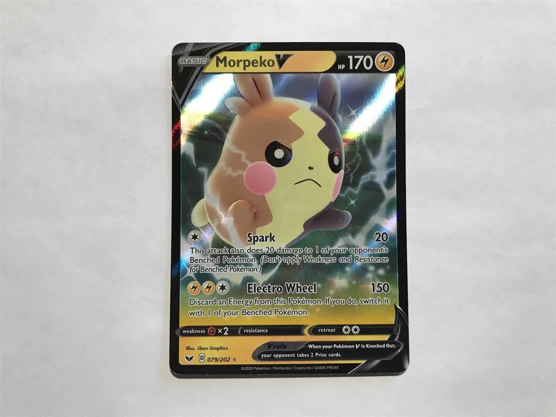 Pokémon Carte collezionabili: Morpeko V – Nuovo (secondo la descrizione) da Hagendorn venduto da Pokecollectorch 1