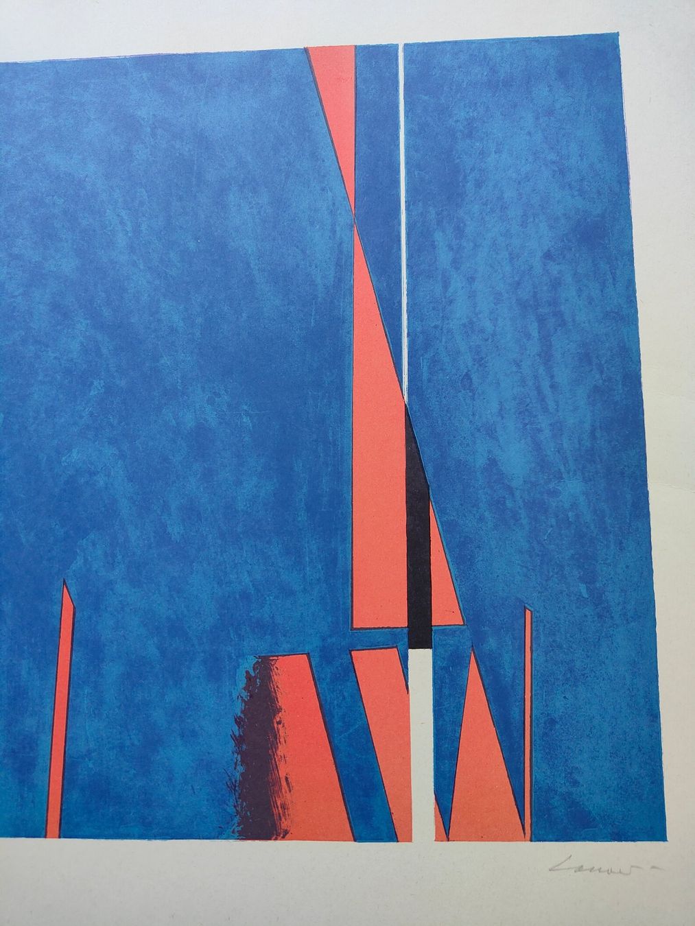 Grafica & Litografie: Claude LOEWER (1917 - 2006) Composition abstraite – Usato da Chêne-Bougeries venduto da Art-T55 1