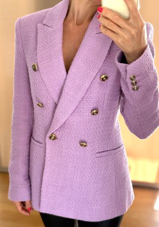 Blazer fliederfarben Gr. XS/34 Zara Neu