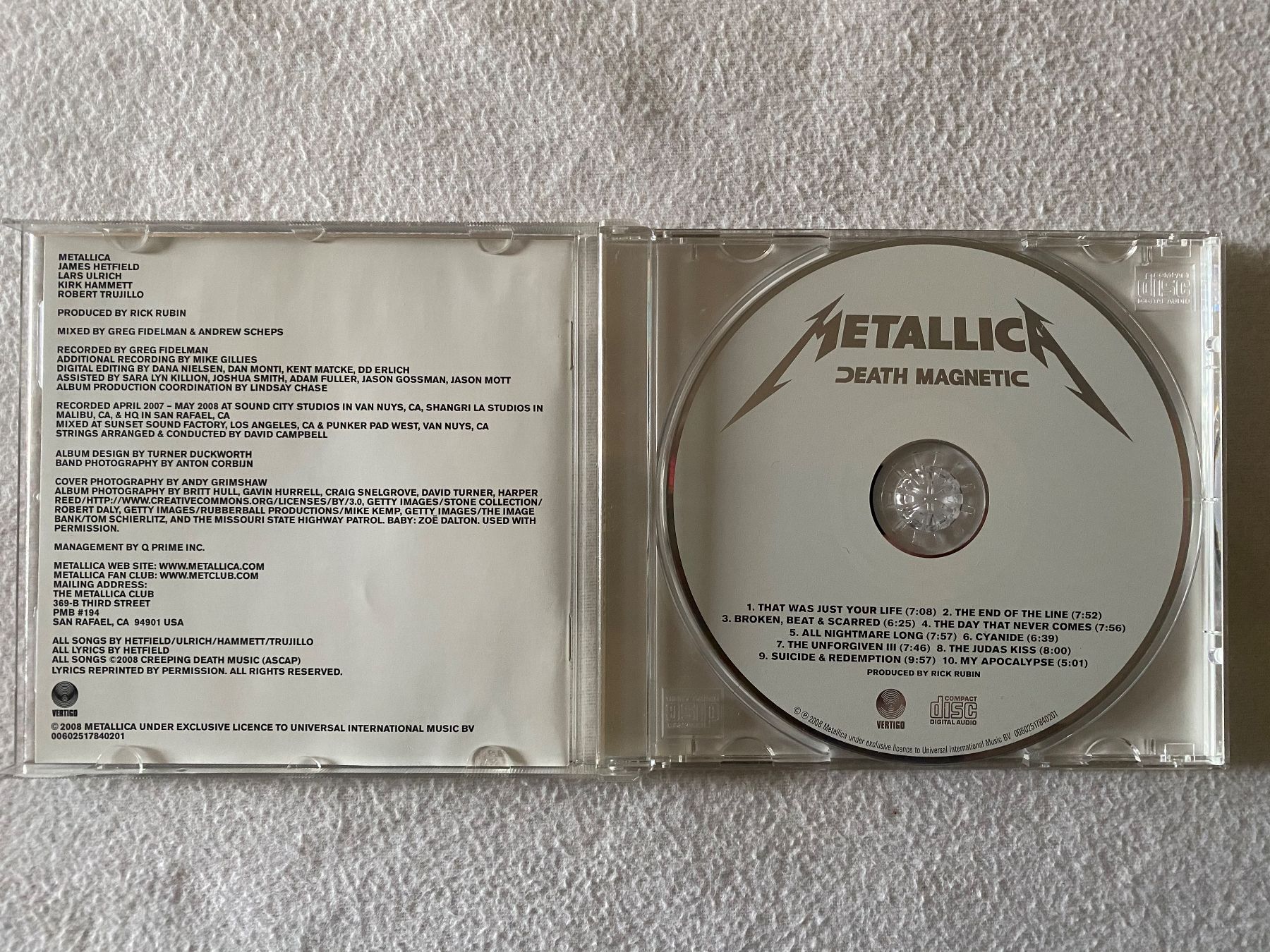 CD: Metallica - Death Magnetic – Nuovo (secondo la descrizione) da Duggingen venduto da Kisha010 1
