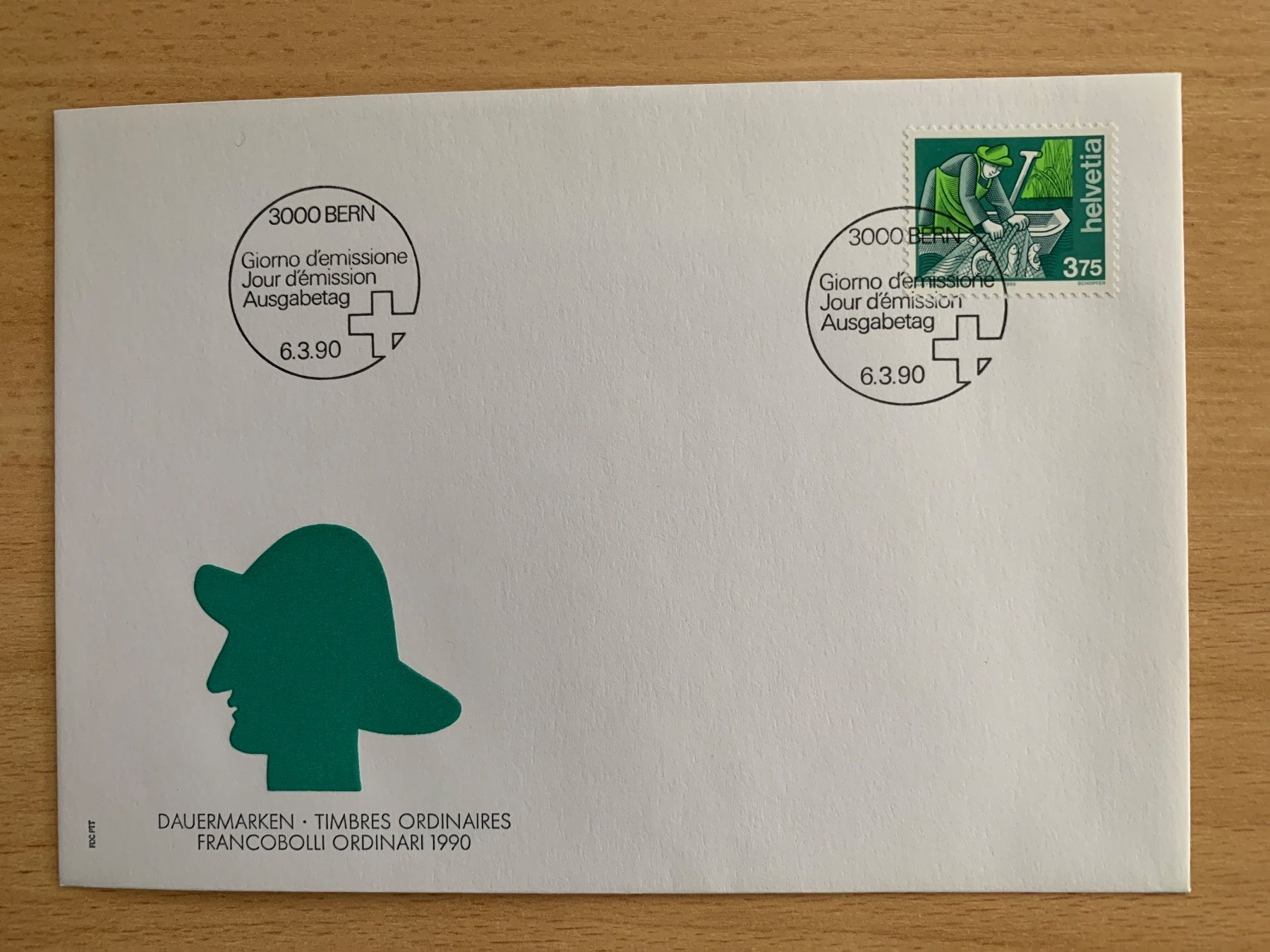 Tutti i francobolli: Ersttagsbrief "Dauemarken" 1990 – Usato da Ibach venduto da lisch3