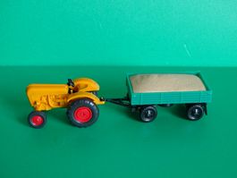 Traktor mit Anhänger von Wiking 1/87
