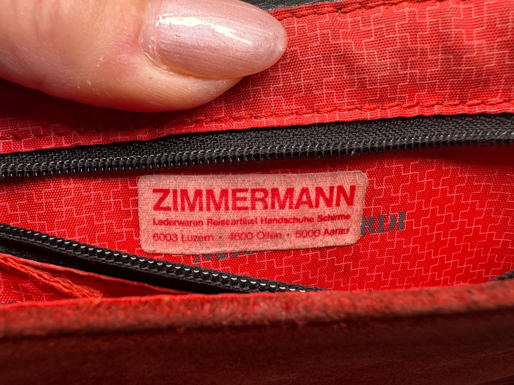 Zimmermann Borse da donna: Kleine Umhängetasche, Zimmermann Lederwaren – Usato da Grosswangen venduto da shoes.bags.and.co 6
