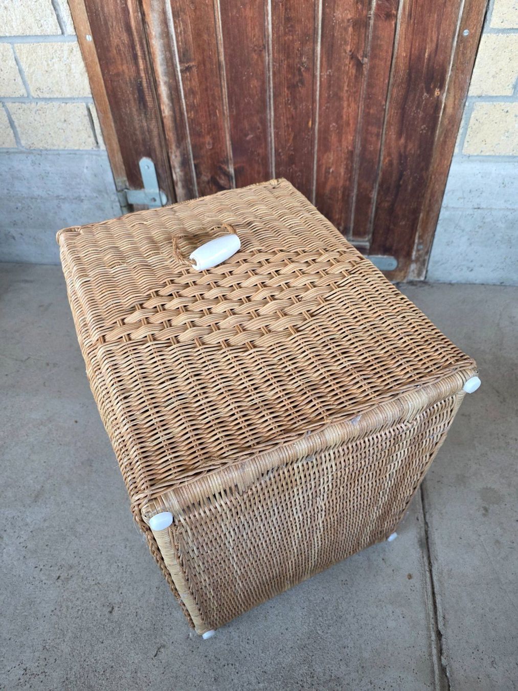 Paniers à linge: Grosser Wäschekorb Korb Bambus Weiden – D'occasion à Walterswil BE par Lonitti 8