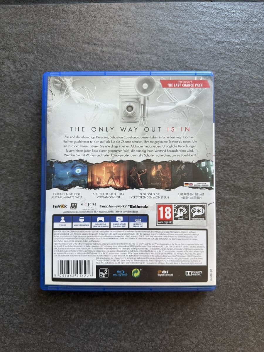 Sony Giochi: The Evil Within 2 PS4 – Usato da Zürich venduto da cENS0R 1