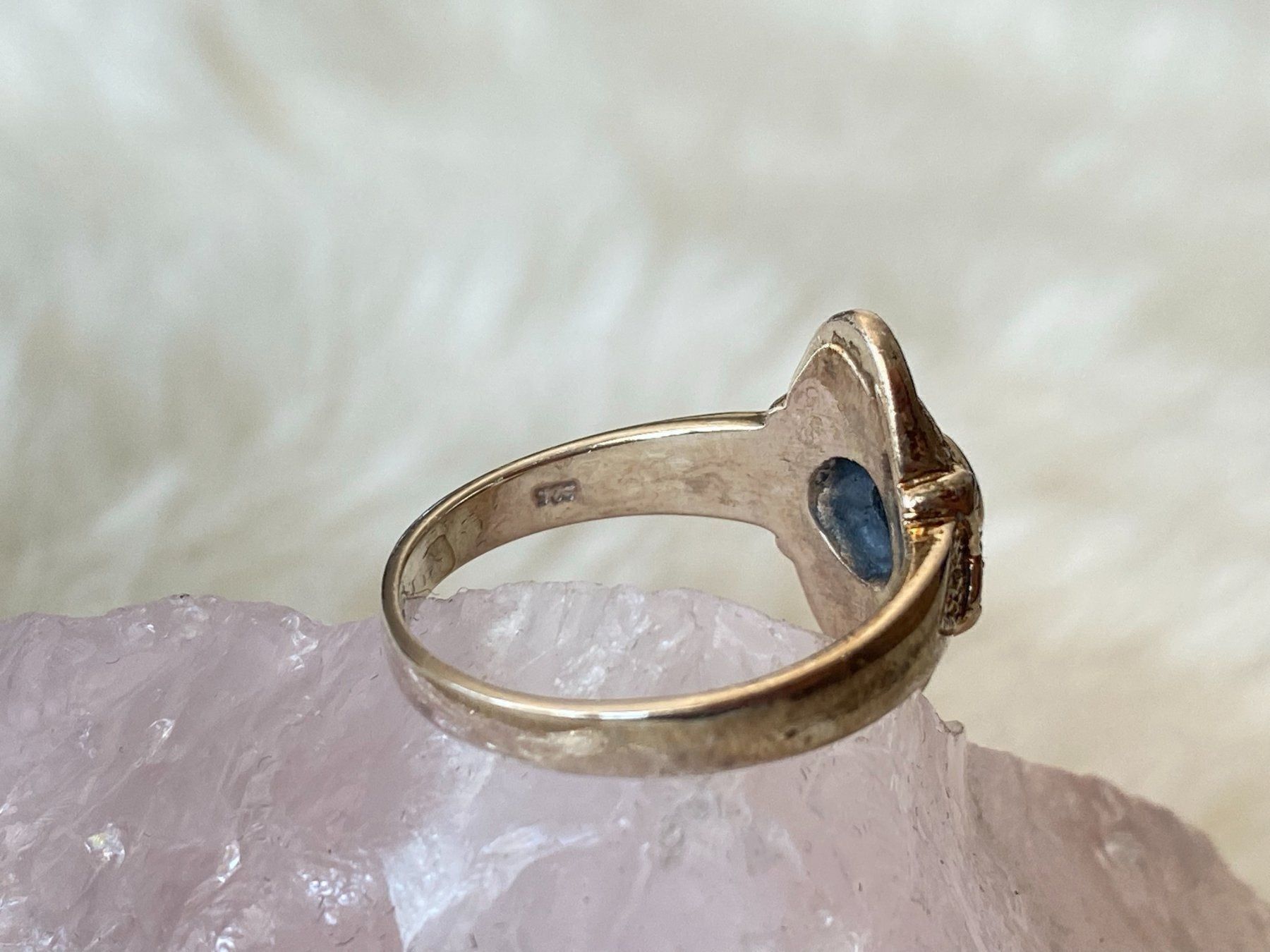 Anelli: Ring Silber 925 mit rotem Stein – Usato da Istighofen venduto da Ringparadies 1