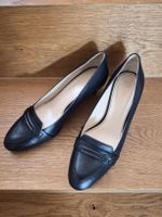 Damenschuhe Navyboot, Leder dunkelblau, Grösse 38 1/2