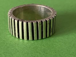 Silberring 925 streifen massiv (rg 62)