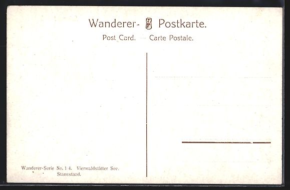 Cartoline postali: Stansstad, Ortsansicht mit Gebirge und V – Usato da Berlin venduto da bartko-reher 1
