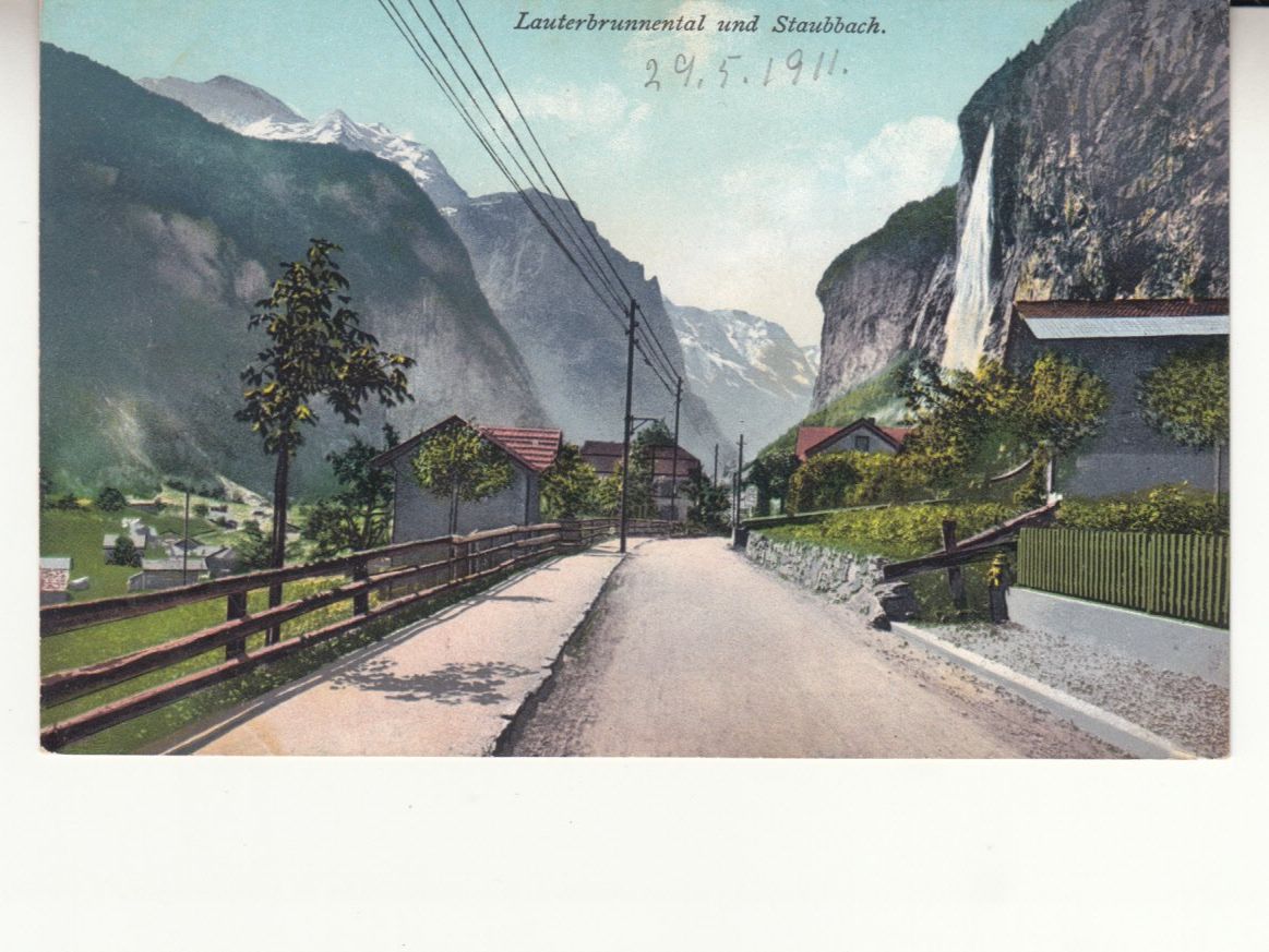 Cartoline postali: Lauterbrunnen 1911 – Usato da Bürglen TG venduto da StampGraf