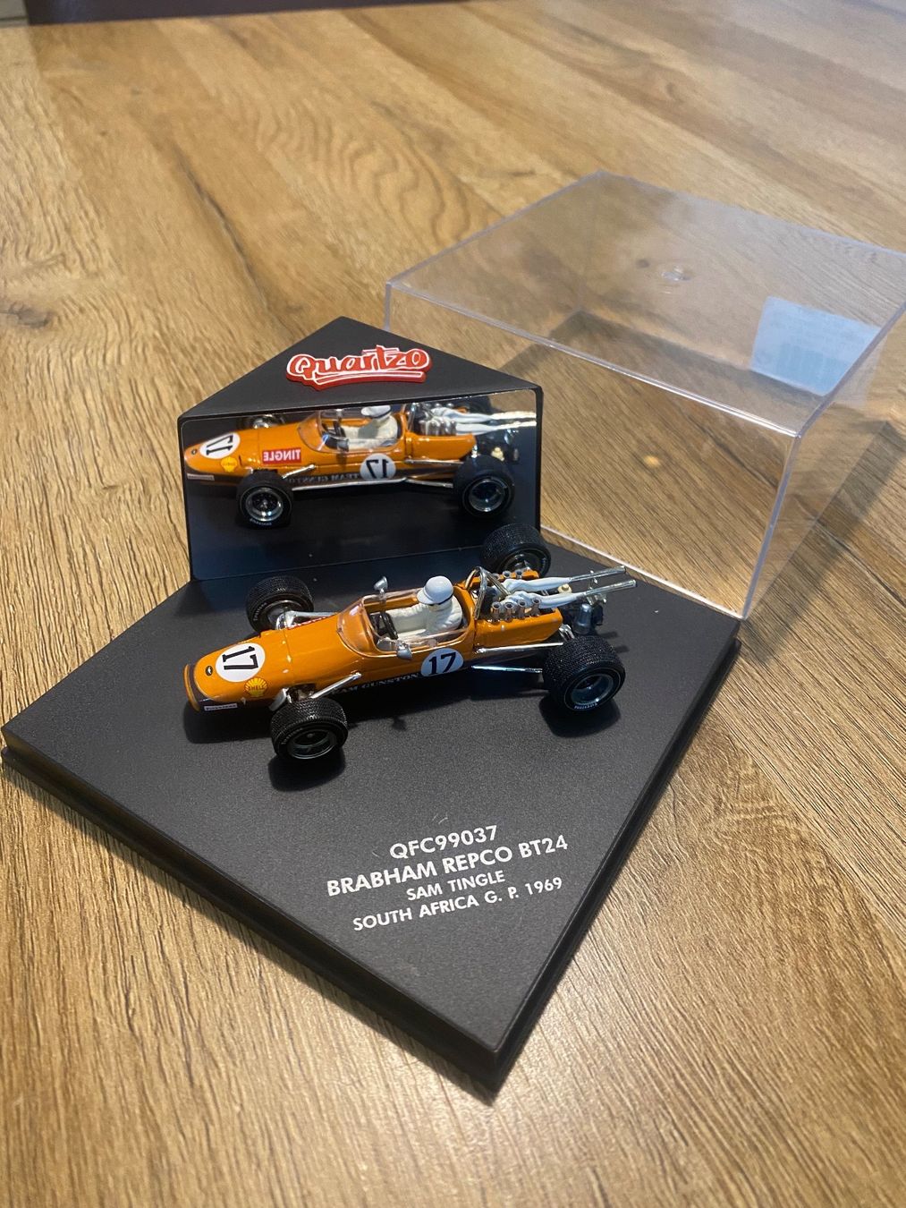 Modellini d'auto: 1/43e BRABHAM REPCO BT24 de 1969 – Usato da Châtelaine venduto da yves017