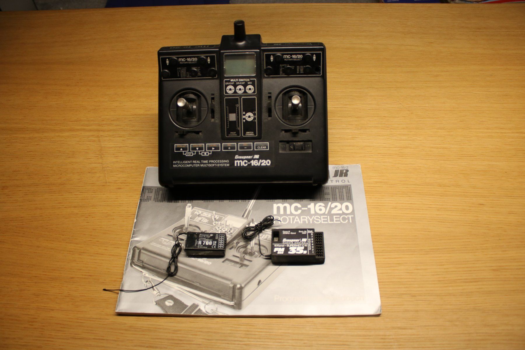 Graupner Telecomando: Graupner  MC 16/20  FM35/K74 – Usato da Winterthur venduto da Anef