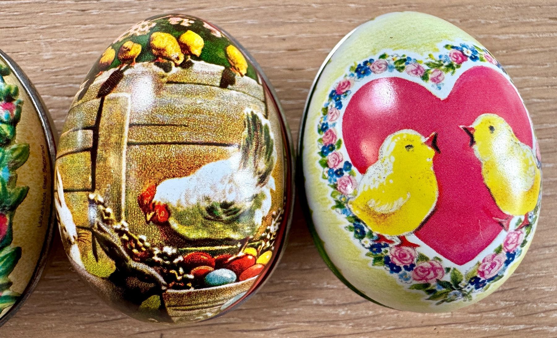 Alle Dekorationen: 5 Stk. Blecheier Ostern Blech Eier Blechei LÄCKERLIHUUS – Gebraucht aus Rothrist von Luckywinner 2