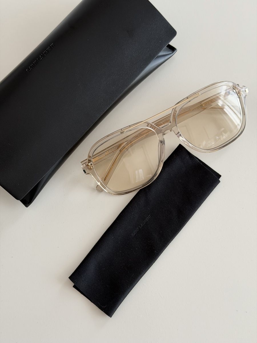 Saint Laurent Occhiali & Lenti: SAINT LAURENT Aviator-Sonnenbrille – Nuovo (secondo la descrizione) da Solothurn venduto da Vintage87