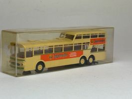 GB- Brekina Mercedes  1 1/2 Decker Jägermeister