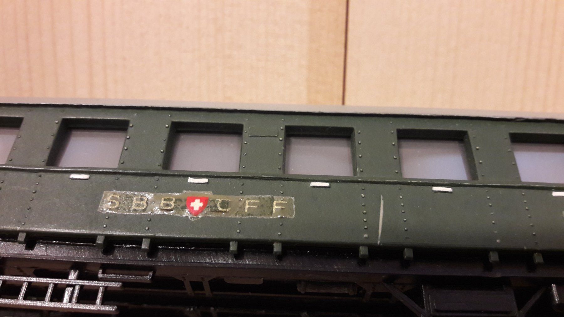 Liliput Modelleisenbahnen: Liliput HO DC : "CFF" voiture 2ème classe – Gebraucht aus Buttes von Cafe2005 7