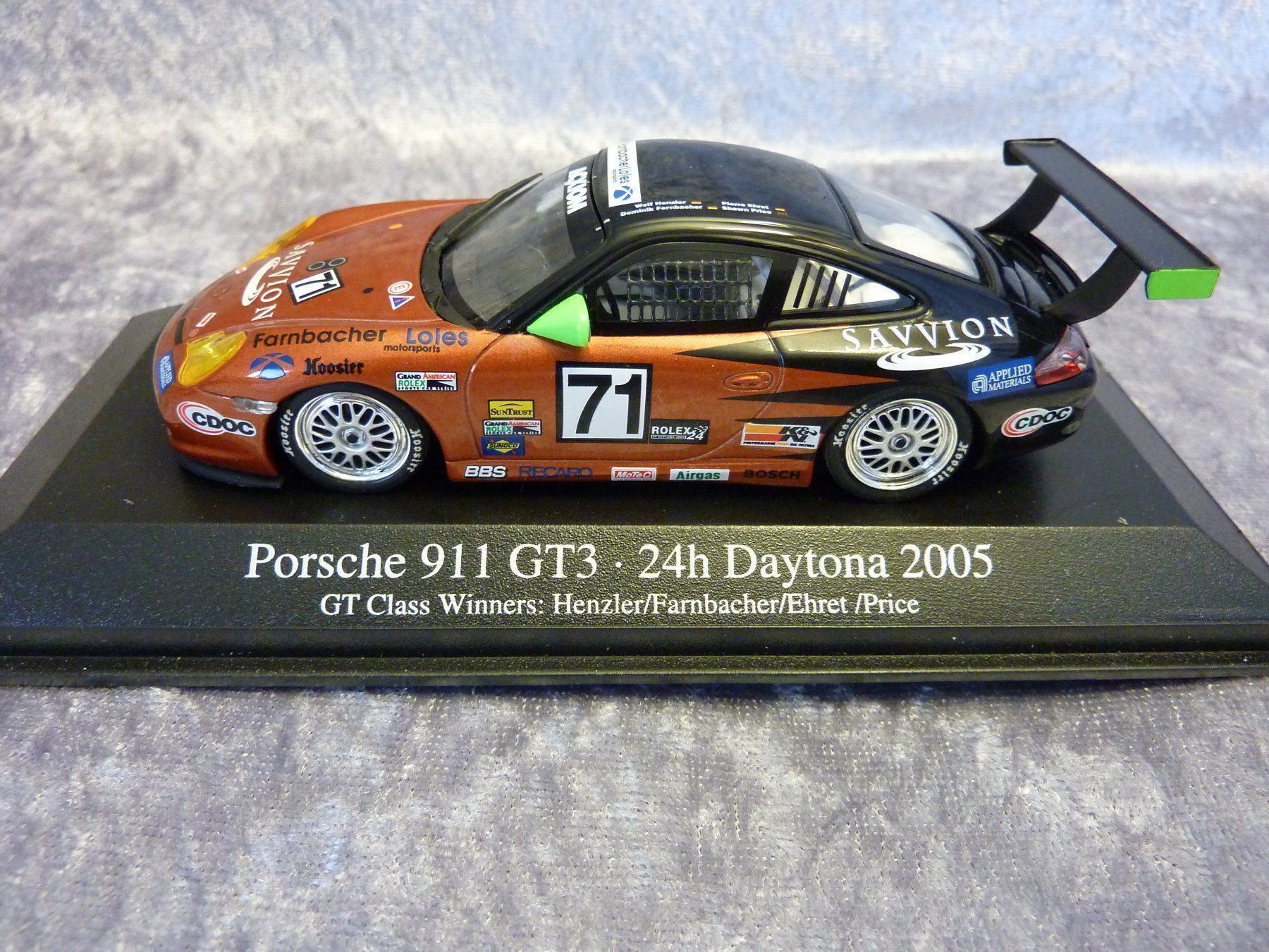 Minichamps Modellini d'auto: Porsche 911 GT3 #71  1:43 – Nuovo e nell'imballaggio originale da Dürrenäsch venduto da modellautos4you 2