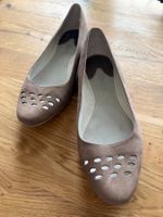 CAMPER sandfarbene Ballerinas mit Cutouts Gr. 36
