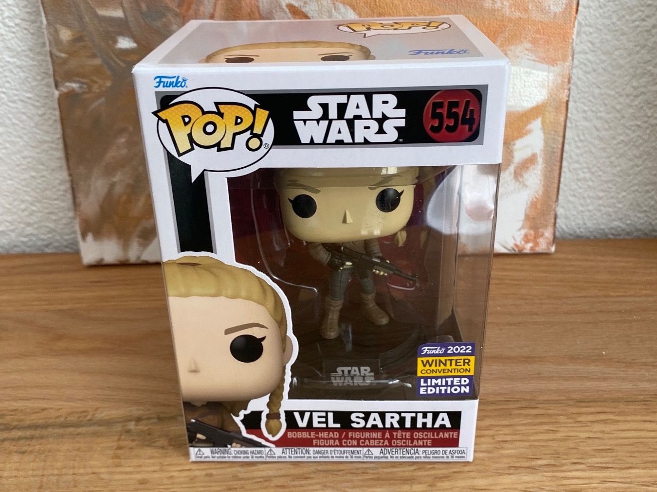 Funko Statuette: Funko Pop - Star Wars - Vel Sartha #554 – Nuovo e nell'imballaggio originale da Oensingen venduto da CSCollectors