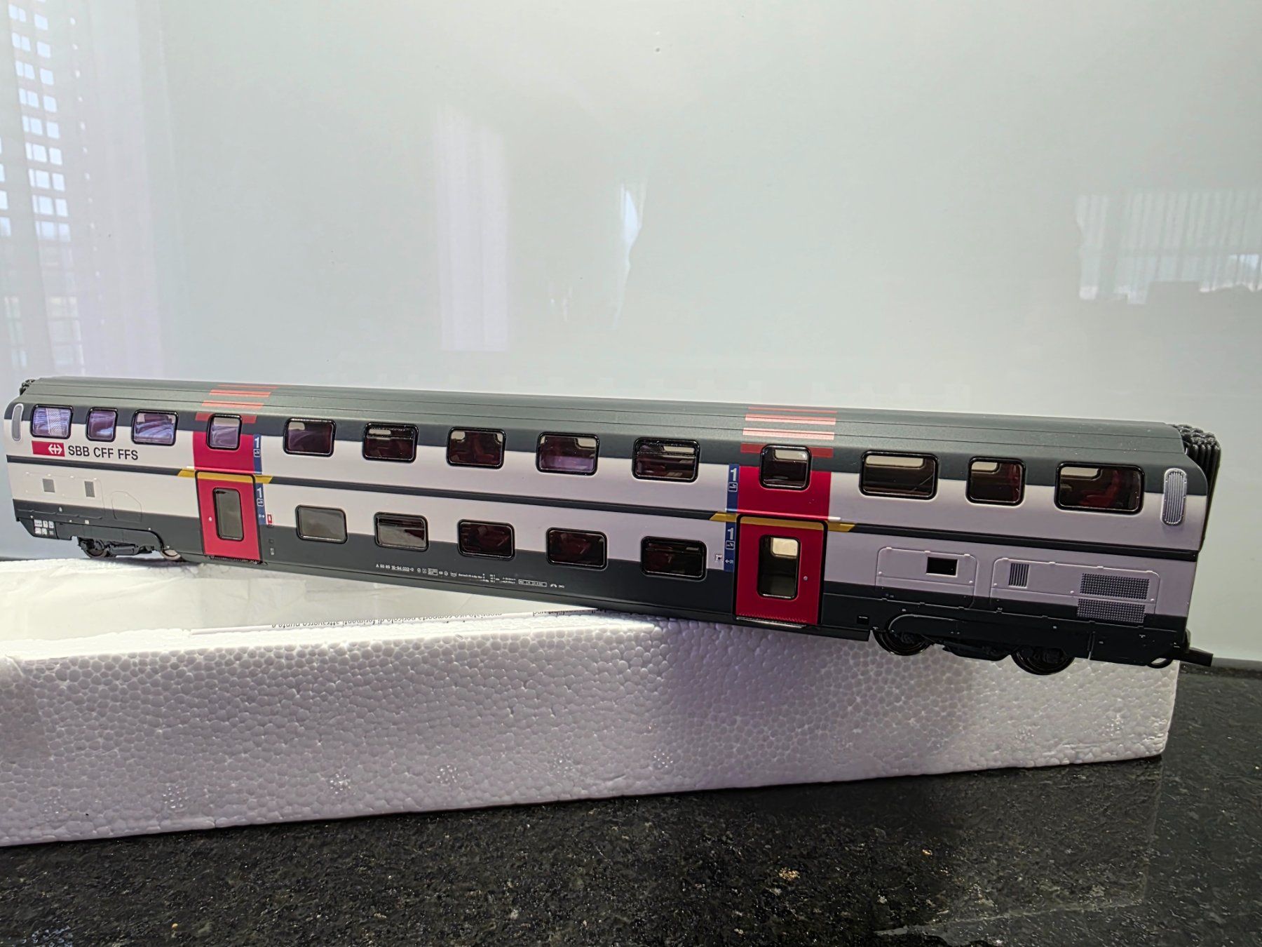 Roco Modellini di ferrovie: Roco SBB IC2000 Dosto 1. Klasse HO AC – Usato da Schwarzenburg venduto da hebusch54 3