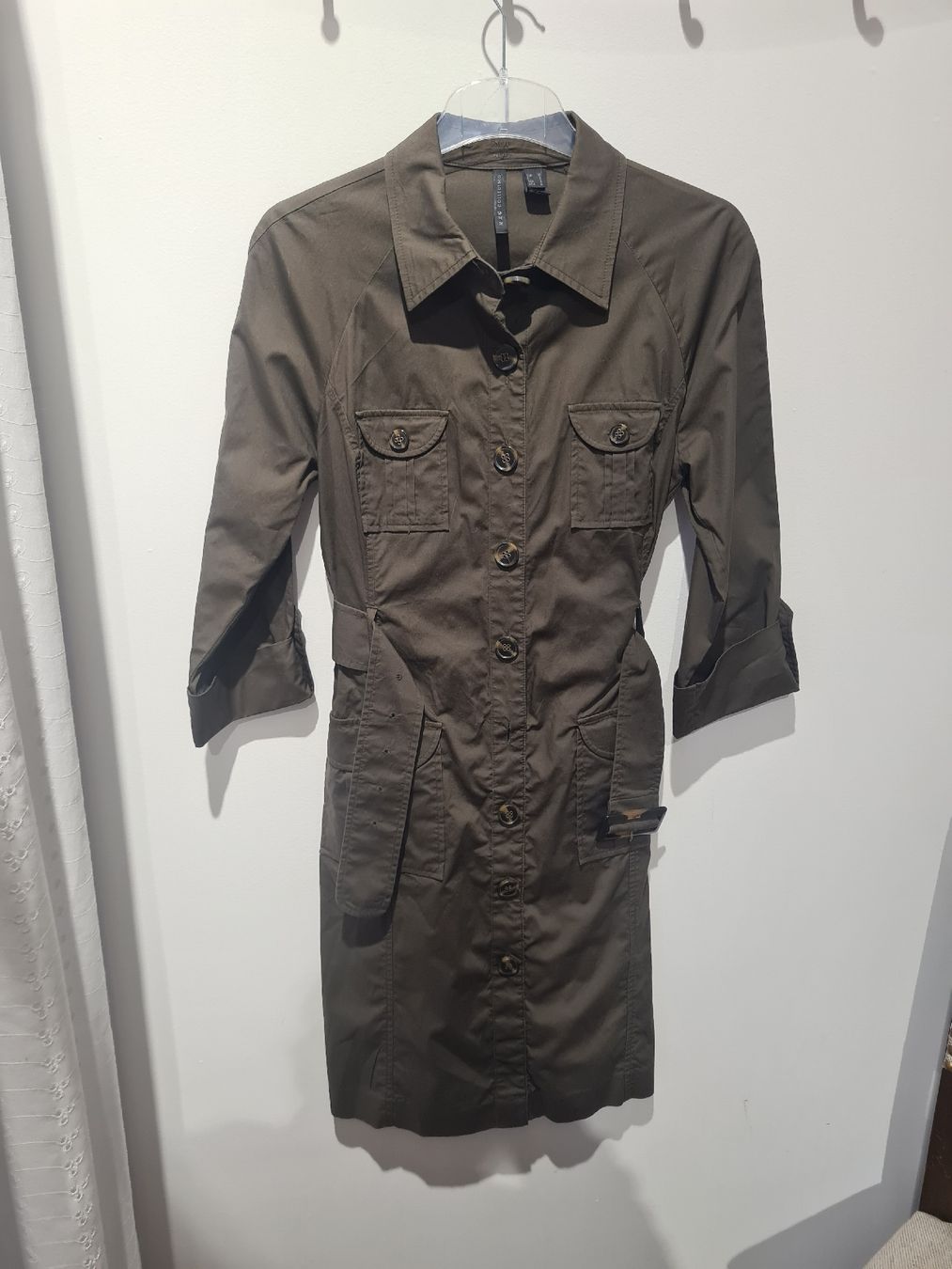Mango Vestiti: Mango Collection: Elegantes Kleid, khaki, Gr. M – Nuovo (secondo la descrizione) da Adligenswil venduto da FriedasWelt