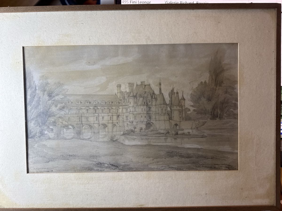 Dipinti: De PURY Paul Dessin de Chenonceaux – Usato da Schmitten FR venduto da Hohezelg 3