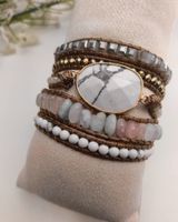 Schönes ethnisches Naturstein Armband