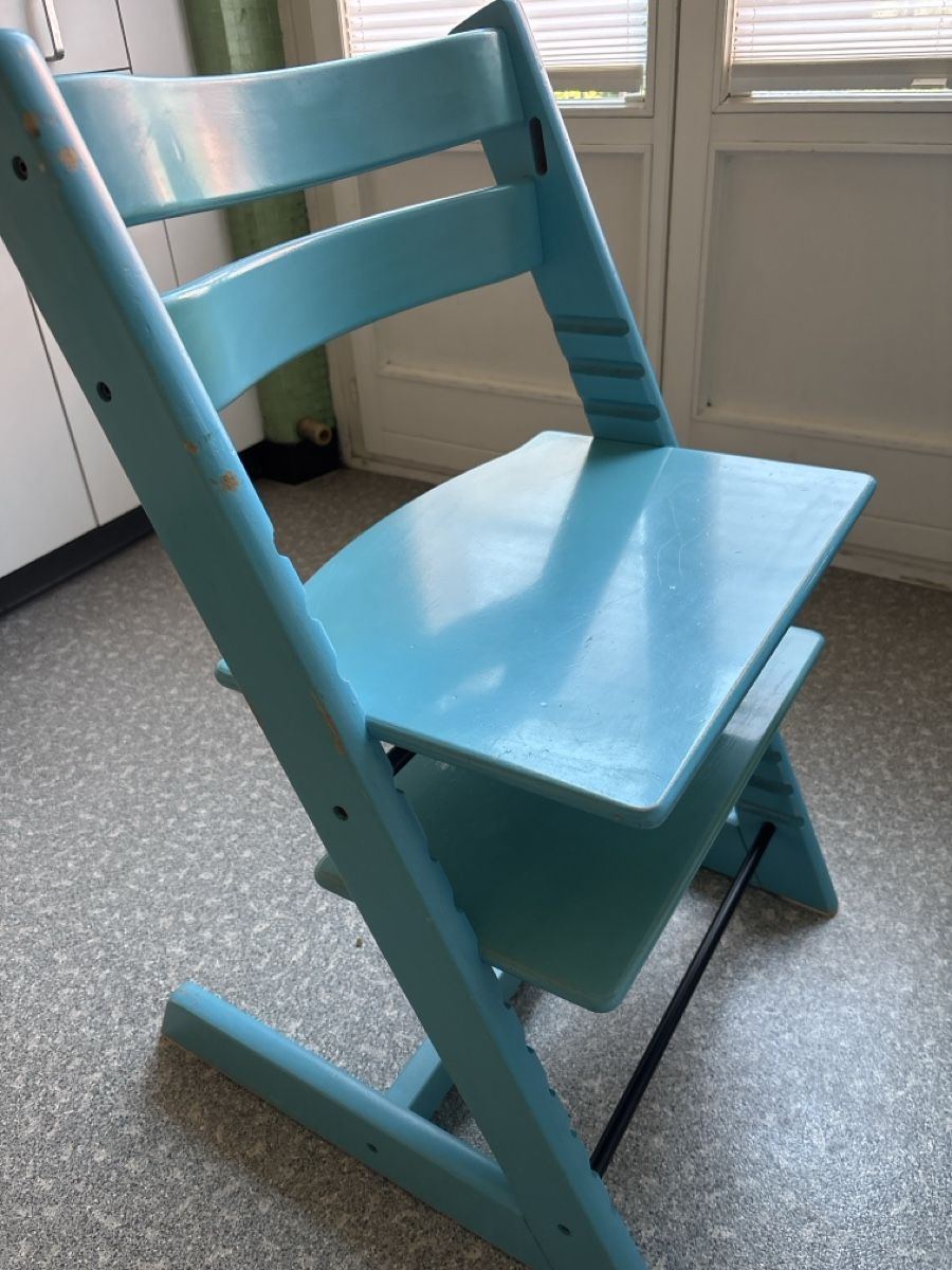 Stokke Chaises hautes: Tripp Trapp Stokke hellblau/türkis – D'occasion à Zürich par Astroglia