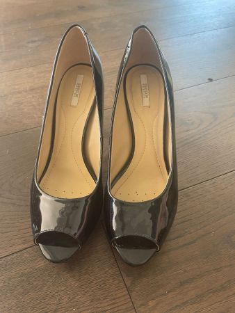 Geox Lack Pumps Schwarz, Grösse 38, Neuwertig ✨